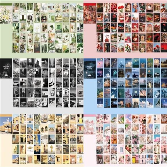 12 Sets 600 Sheets Washi Stickers for Journaling, Daily Quote Flower Nature - Picture 2 of 7